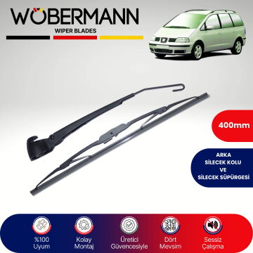 Wöbermann Seat Alhambra 7V9 2000-2010 Arka Silecek Kolu ve Süpürgesi Komple