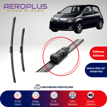 Aeroplus Renault Twingo 2 2007-2015 Muz Silecek Takımı