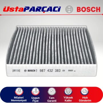 Bosch Peugeot Partner Karbonlu Polen Filtresi 1999-2009 1987432383