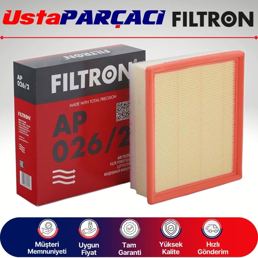 Filtron BMW 3 Serisi F30 3.18D 143HP Dizel Hava Filtresi 2012-2015 AP026/2 13718511668