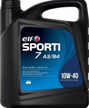 ELF Sporti A3/B4 10W-40 Motor Yağı 4 Litre