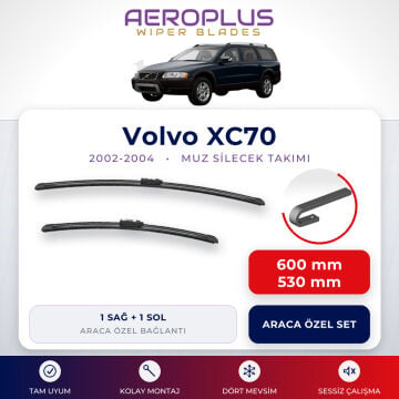 Aeroplus Volvo XC70 2002-2004 Muz Silecek Takımı