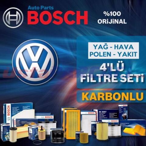 Bosch VW Jetta 1.4 Tsi Filtre Bakım Seti 2015-2018 4KP CZC-CZD