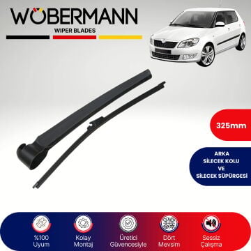 Wöbermann Skoda Fabia 5J2 Mk2 2006-2013 Arka Silecek Kolu ve Süpürgesi Komple