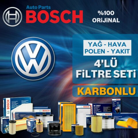 Bosch VW Golf 6 1.4 Tsi Filtre Bakım Seti 2008-2016 4KP CAX