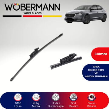 Wöbermann Skoda Fabia IV 2021-2026 Arka Silecek Kolu ve Süpürgesi Komple
