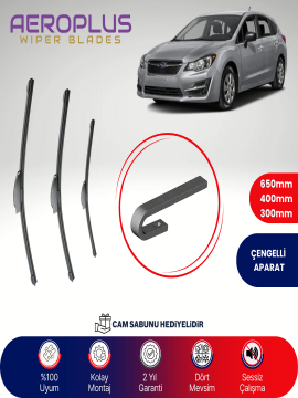 Aeroplus Subaru Impreza 2011-2015 Ön Arka Muz Silecek Takımı