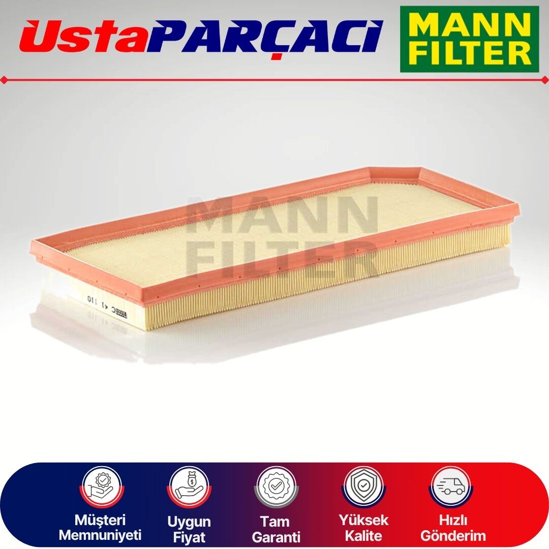 Mann-Filter Seat Leon 2.0 Tfsi Benzinli Hava Filtresi 2006-2011 C41110 06F133843A