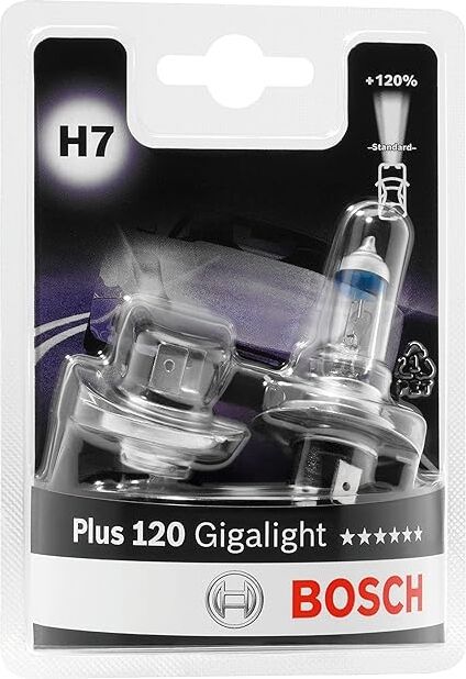 Bosch H7 Gigalight Plus 120 Ampul Seti