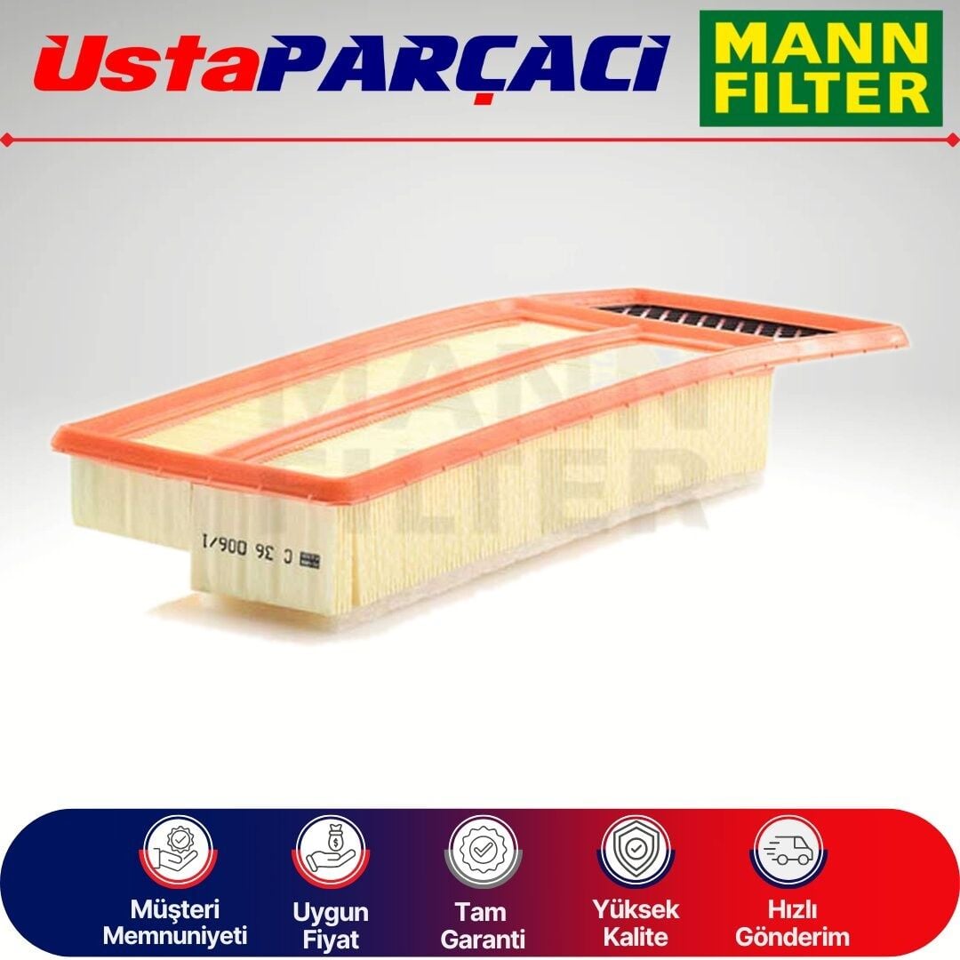 Mann-Filter Hava Filtresi C36006/1 51873070
