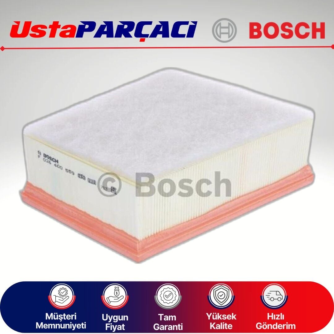 Bosch Renault Megane 4.1 6 Hava Filtresi F026400559 S0559 165468296R