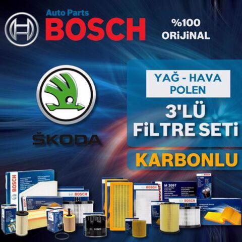 Bosch Skoda Octavia 1.2 Tsi Filtre Bakım Seti 2013-2017 3KP CJZA-CJZB-CYVB