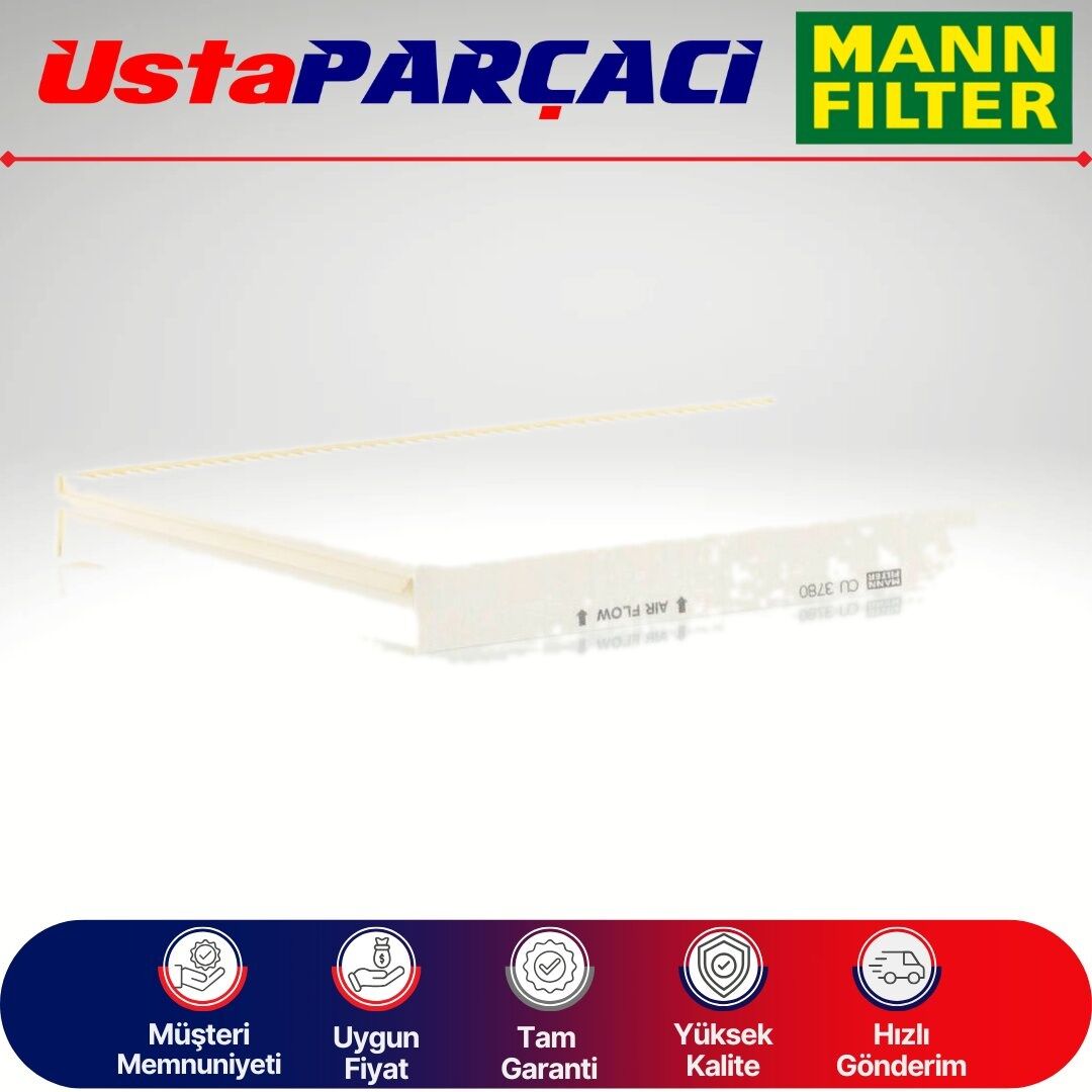 Mann-Filter Polen Filtresi CU3780 1688300018