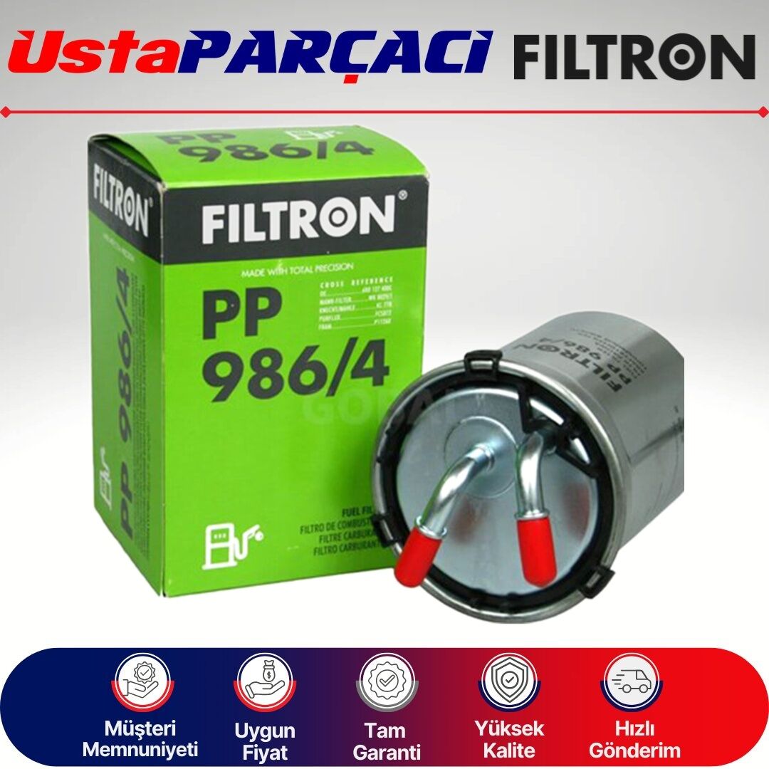 Filtron Seat Toledo 1.4 Tdi Yakıt Filtresi 2015-2017 PP986/4 6R0127400C
