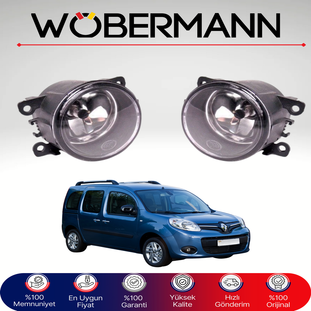 Wöbermann Renault Kangoo Sis Farı Seti 2007-2014 Uyumlu