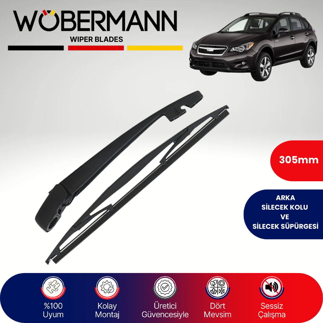 Wöbermann Subaru Xv G33 2011-2021 Arka Silecek Kolu ve Süpürgesi Komple