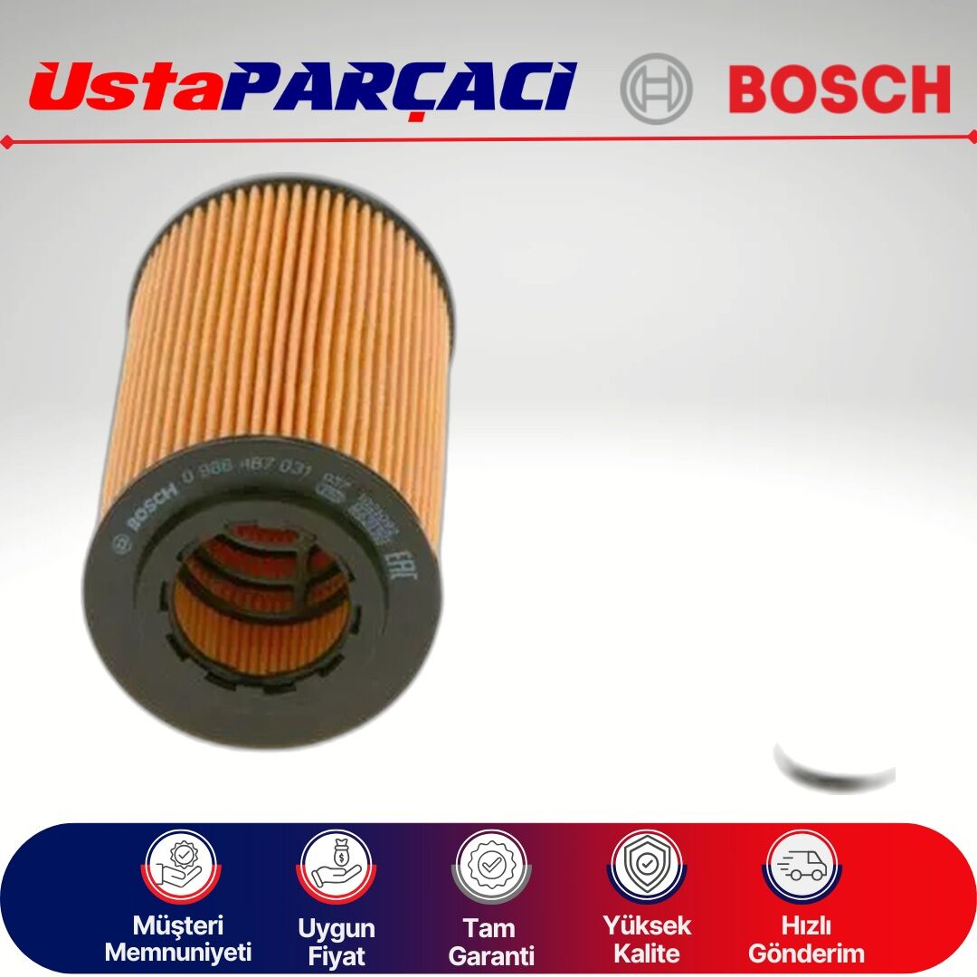 Bosch Mercedes E Serisi W211 E350 Yağ Filtresi 2005-2009 09864B7031 PM031 11422247018