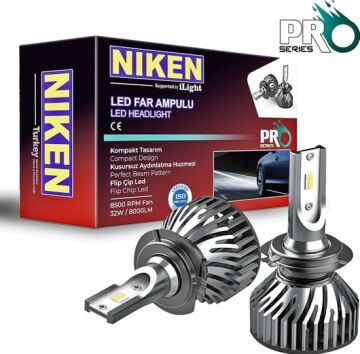 Niken Pro Serisi Led Xenon Far Ampulu H7