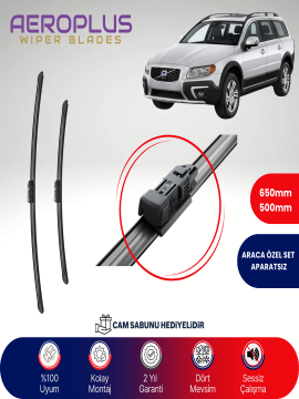 Aeroplus Volvo XC70 2007-2016 Muz Silecek Takımı
