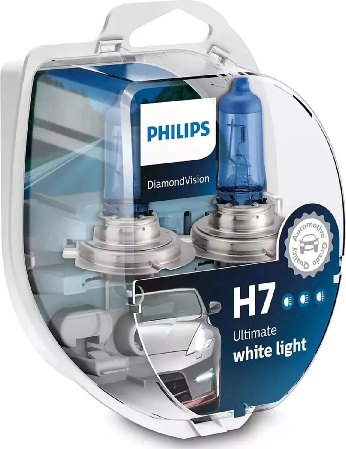 Philips H7 Diamond Vision Beyaz Işık Etkisi 2'li Ampul Seti