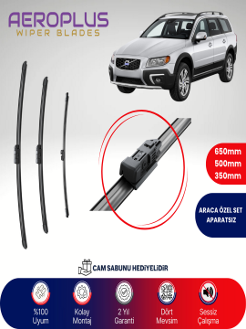 Aeroplus Volvo XC70 2007-2016 Ön Arka Muz Silecek Takımı
