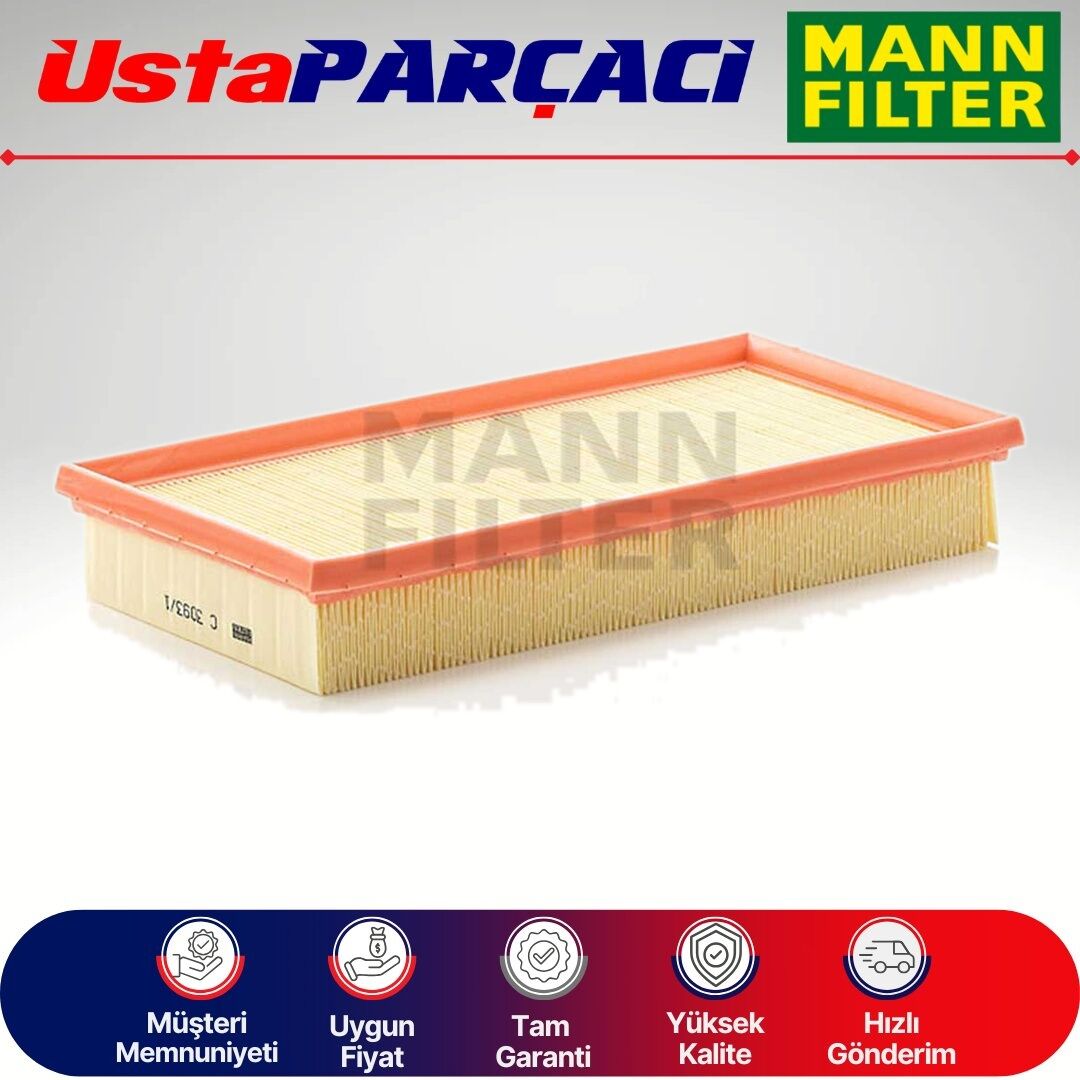 Mann-Filter Skoda Fabia 1.2 Azq - Bme Hava Filtresi 2004-2008 C3093/1 03E129620