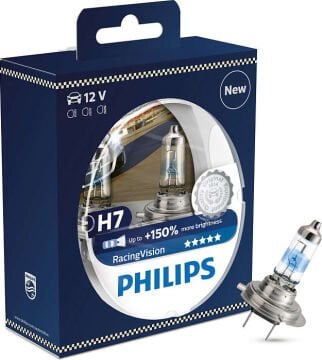 Philips H7 Tip Racing Vision %150 Fazla Işık Ampül Seti 106210