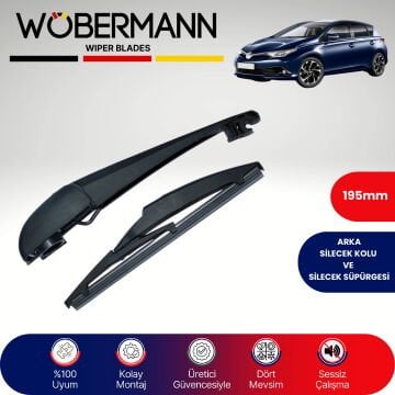 Wöbermann Toyota Auris 2015-2018 Arka Silecek Kolu ve Süpürgesi Komple