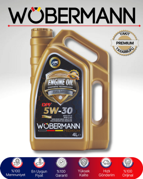 Wöbermann Premium 5W-30 DPF Sentetik Motor Yağı 4 Litre - Üstün Koruma ve Yakıt Verimliliği