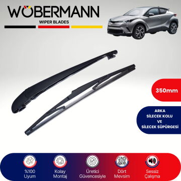 Wöbermann Toyota C-HR 2017-2023 Arka Silecek Kolu ve Süpürgesi Komple