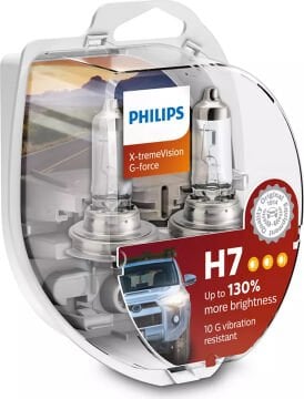 Philips X-Treme Vision G-Force H7 Otomobil Far Ampulü (12972XVGS2) +%130 12972XVGS2