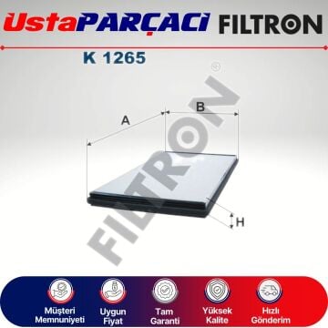 Filtron Standart Polen Filtresi K1265 64319218706