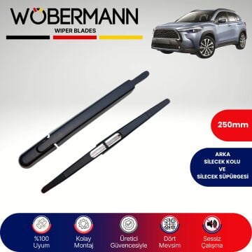 Wöbermann Toyota Corolla Cross 2023-2024 Arka Silecek Kolu ve Süpürgesi Komple