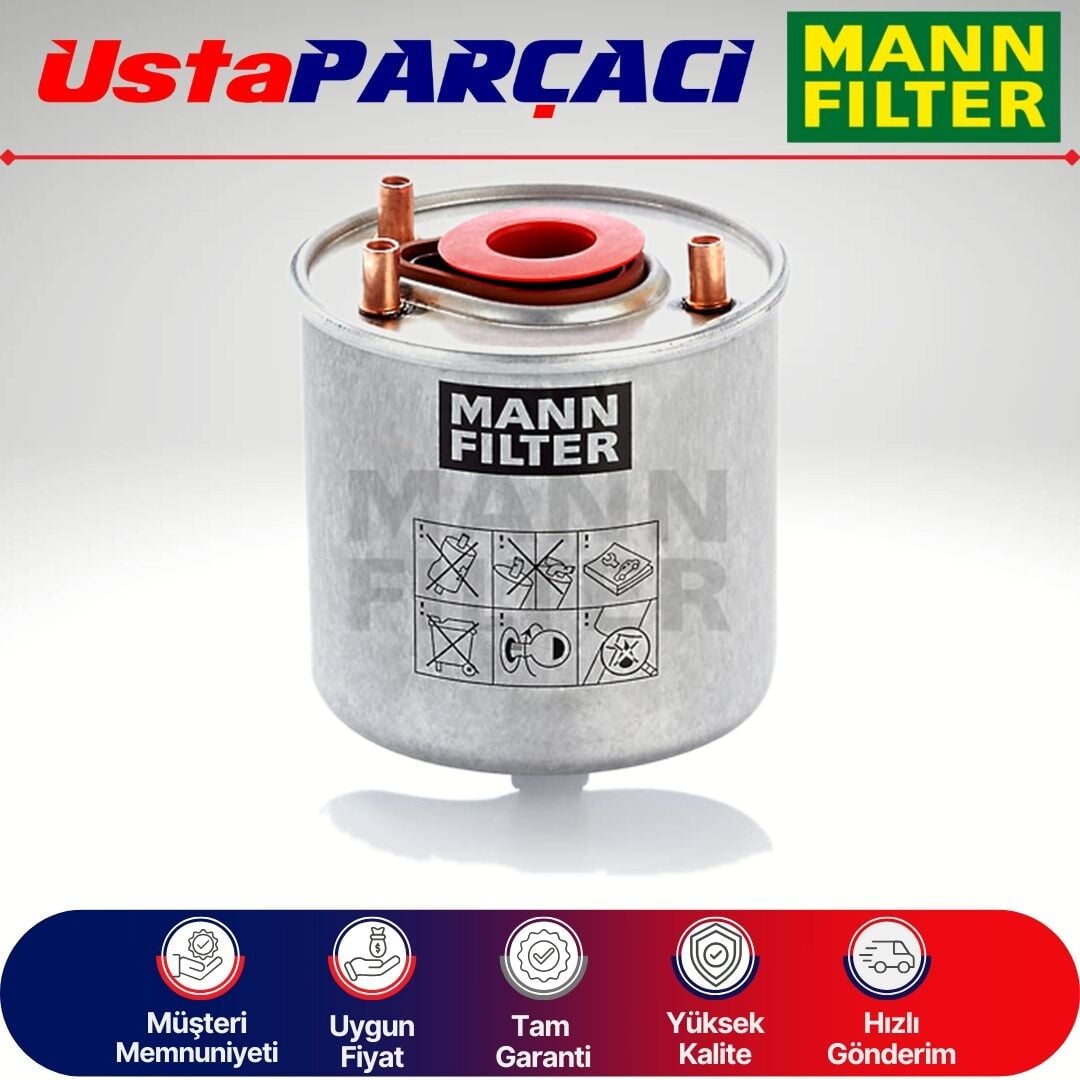 Mann-Filter Ford Fiesta 1.4 Tdci E5 Dizel Yakıt Filtresi 2011-2013 WK9046