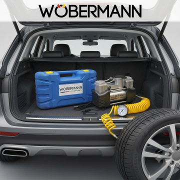 Wöbermann Yeni Yönetmelik Tamir Takım Çantalı 12V Çift Silindir 150PSI Hava Kompresörü