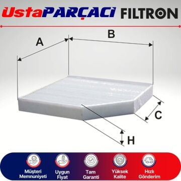 Filtron Standart Polen Filtresi K1278 8K0819439