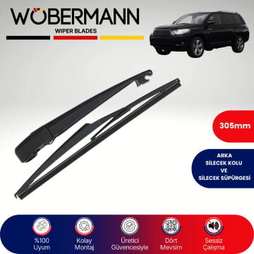 Wöbermann Toyota Highlander 2007-2013 Arka Silecek Kolu ve Süpürgesi Komple