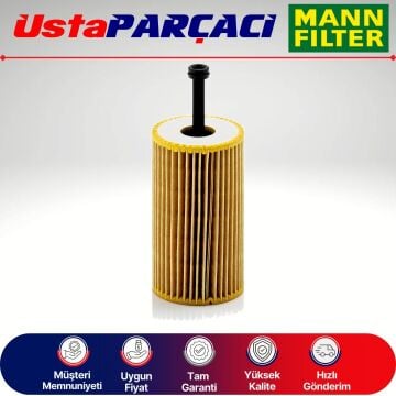 Mann-Filter Peugeot 307 1.6 Benzinli Yağ Filtresi 2001-2008 HU612X 1109.R6