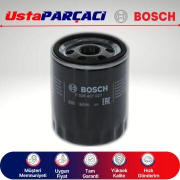 Bosch Mitsubishi Colt 1.5 Did Dizel Yağ Filtresi 2005-2009 F026407027 P7027 6391840101