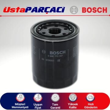 Bosch Mitsubishi L200 2.5 Did Dizel Yağ Filtresi 2007-2014 0986TF0087 P0087 26300-42010