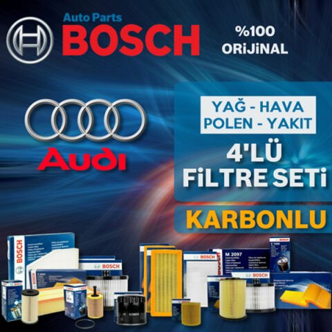 Bosch Audi A3 1.4 Tfsi Filtre Bakım Seti 2008-2012 4KP CAX-CBZ-CMS