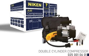 Niken Hava Kompresörü 150 Psi Metal Çift Silindir