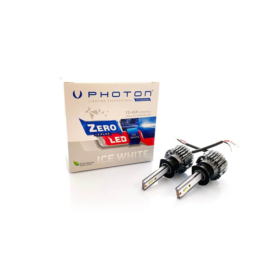 Photon Zero H1 +3 Plus Fansız 12V/24V Şimşek Etkili Led Xenon ZR3721