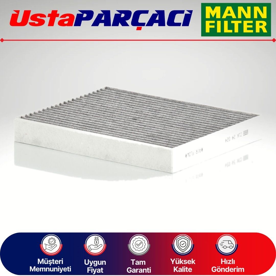 Mann-Filter Karbonlu Polen Filtresi CUK24024 97133-F2200