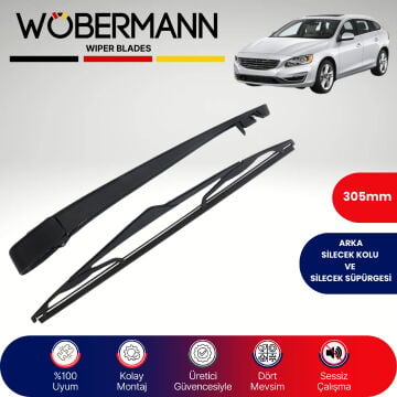 Wöbermann Volvo V60 2015-2025 Arka Silecek Kolu ve Süpürgesi Komple