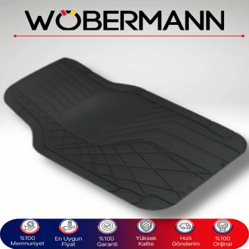 Wöbermann Universal Oto Paspas Kaymaz Tabanlı, Koku Yapmayan, Esnek ve Dayanıklı – Tüm Araçlara Uyumlu