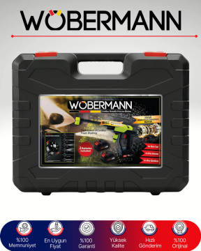 Wöbermann 48VF Şarjlı Basınçlı Yıkama Makinesi | Kablosuz Su Tabancası | Çift Bataryalı