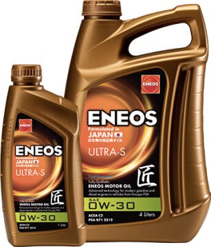 Eneos Ultra-S 0W-30 Motor Yağı 4 Litre Psa B712312
