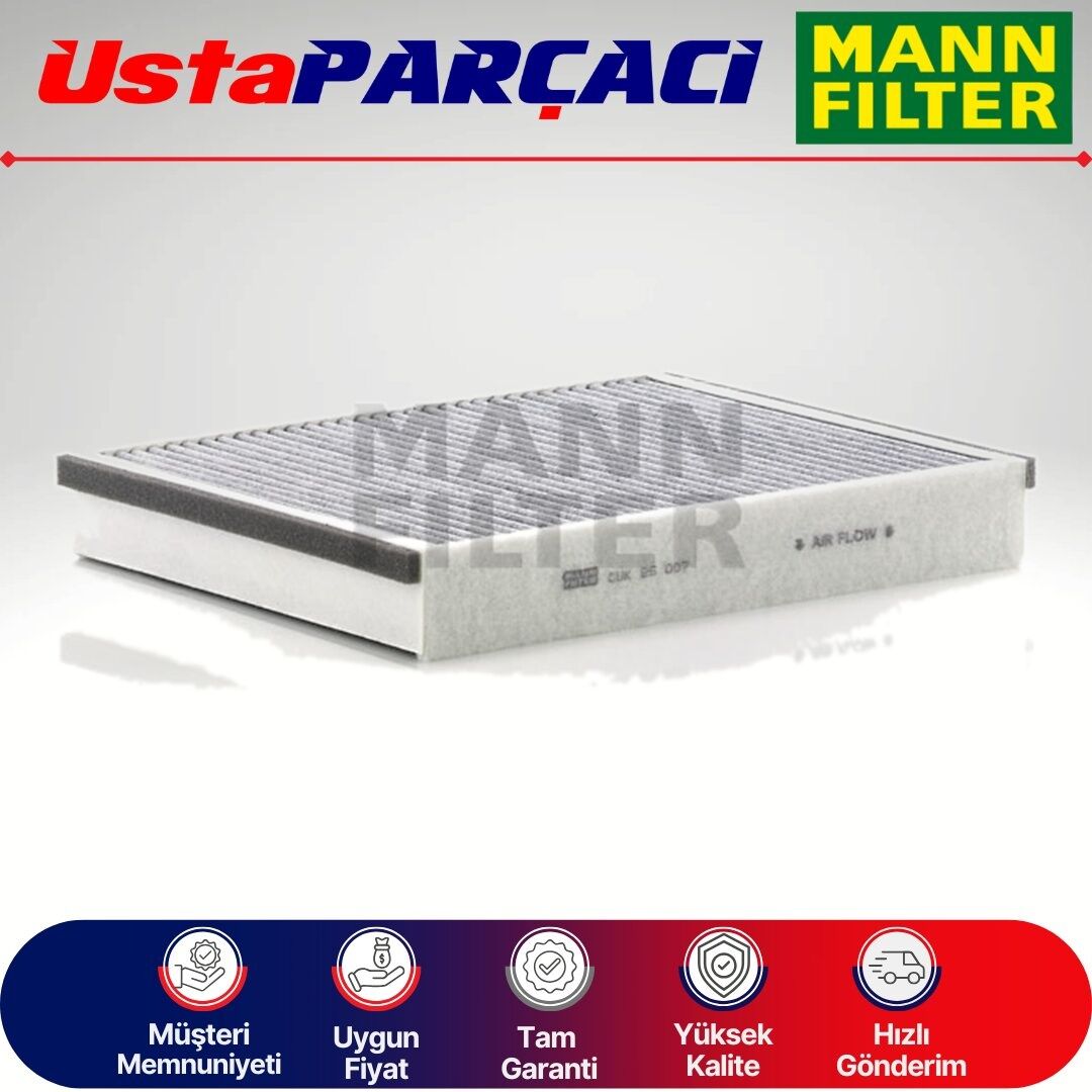 Mann-Filter Karbonlu Polen Filtresi CUK25007 AV6N19G244AA