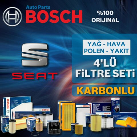 Bosch Seat Cordoba 1.9 Tdi Filtre Bakım Seti 2003-2009 4KP ATD-AXR-BMT-ASZ-BLT